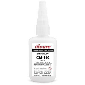 Incure Cyro-Weld™ CM-110 Ultra-Fast, Multi-Substrates Medical Cyanoacrylate Adhesive - 20g / 500g