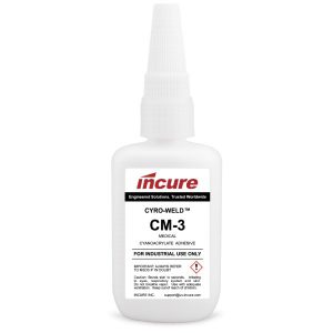 Incure Cyro-Weld™ CM-3 Ultra-Fast Wicking Grade Medical Cyanoacrylate Adhesive - 20g / 500g