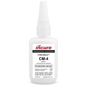 Incure Cyro-Weld™ CM-4 Ultra-Low Odor, Low Bloom Medical Cyanoacrylate Adhesive - 20g / 500g