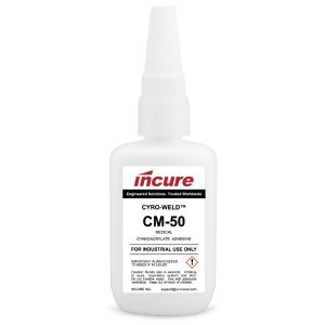 Incure Cyro-Weld™ CM-50 Ultra-Fast, Multi-Substrates Medical Cyanoacrylate Adhesive - 20g / 500g