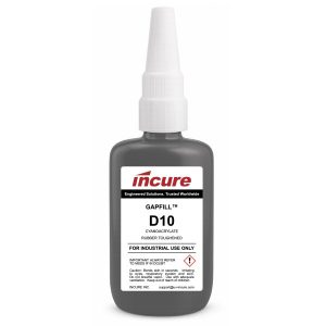 Incure GapFill™ D10 Toughened Gap-Filling Instant Adhesive - 20g / 500g