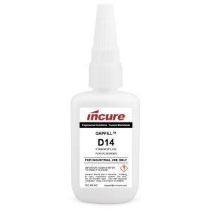 Incure GapFill™ D14 High-Strength Plastic Bonder for Clear, Durable Bonds - 20g / 500g