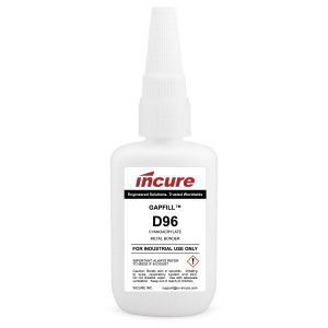 Incure GapFill™ D96 General-Purpose Rubber Bonder for Strong, Clear Bonds - 20g / 500g