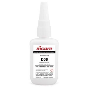 Incure GapFill™ D06 Low Viscosity Wicking Grade Cyanoacrylate Adhesive - 20g / 500g