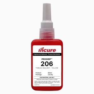 Incure ProGrip™ 206 Medium Strength Thread Sealant for High-Pressure Pipes - 50ml / 250ml